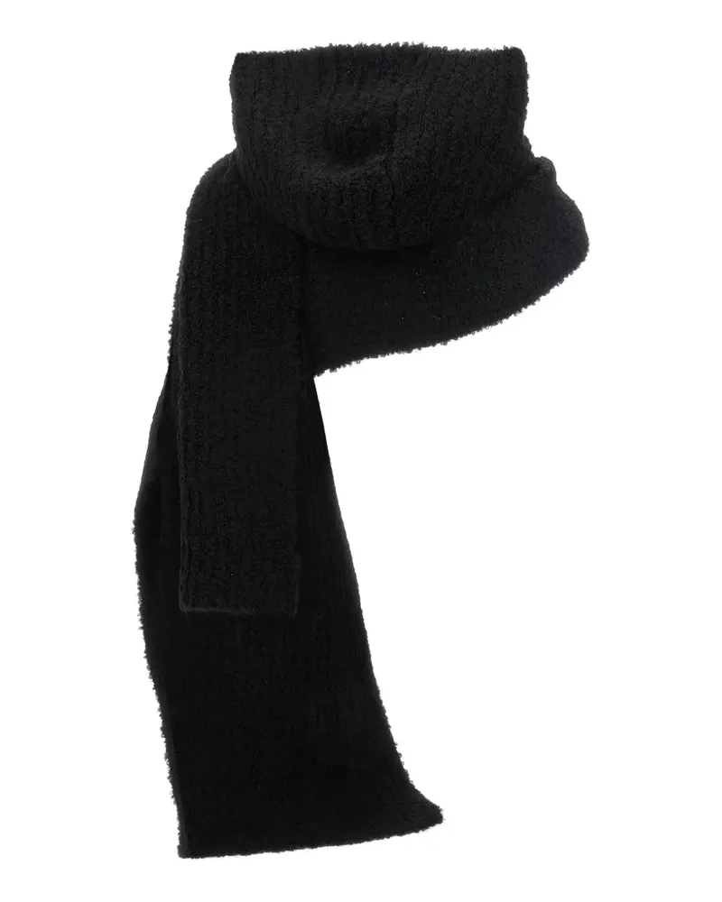 Maison Margiela Schal mit Nummern-Print - Schwarz Schwarz
