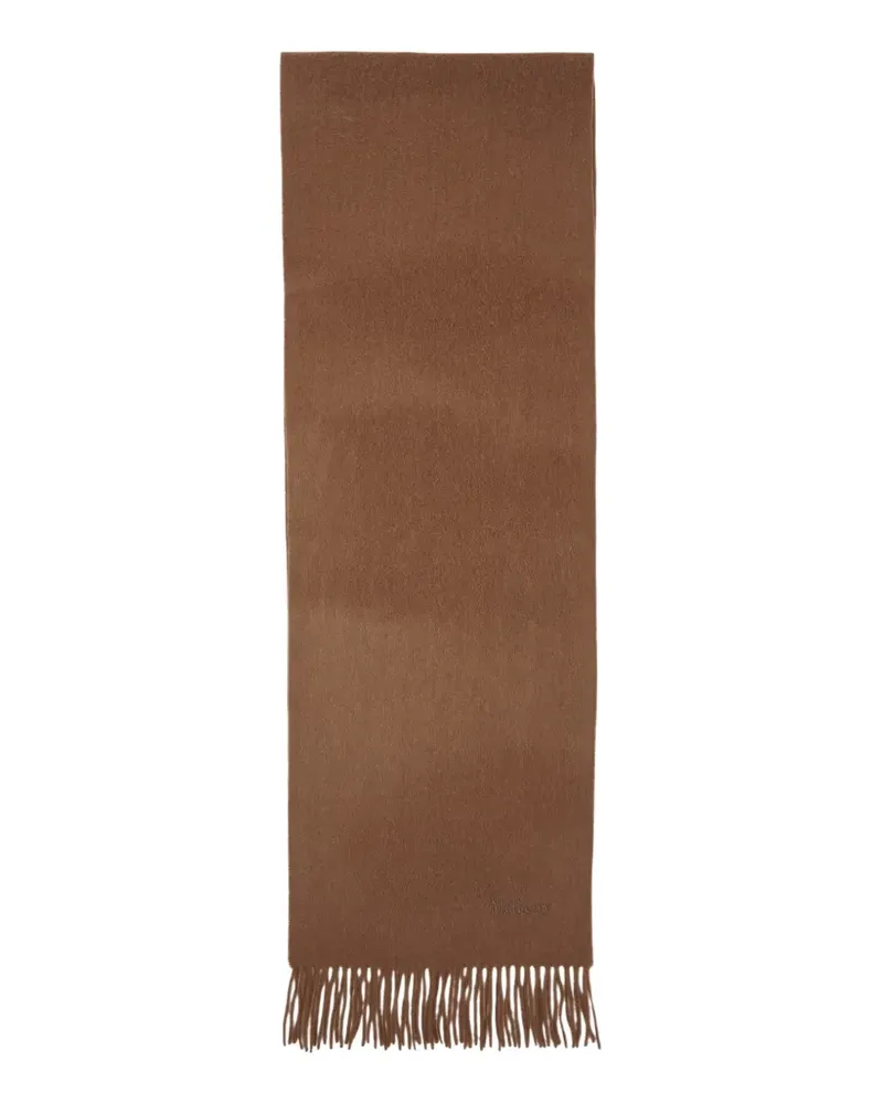 Mulberry Schal mit Fransensaum - Braun Braun