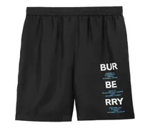 Sport-Shorts aus Seide mit Print
