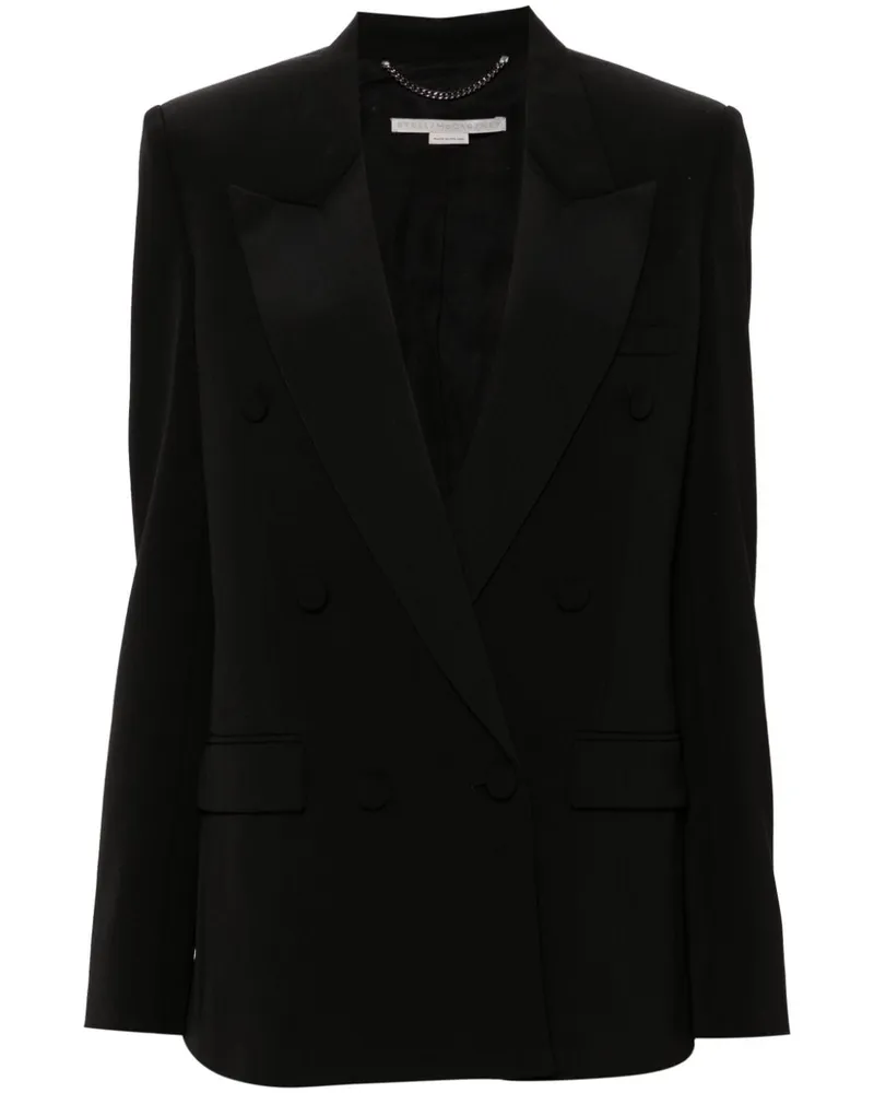 Stella McCartney Doppelreihiges Sakko - Schwarz Schwarz
