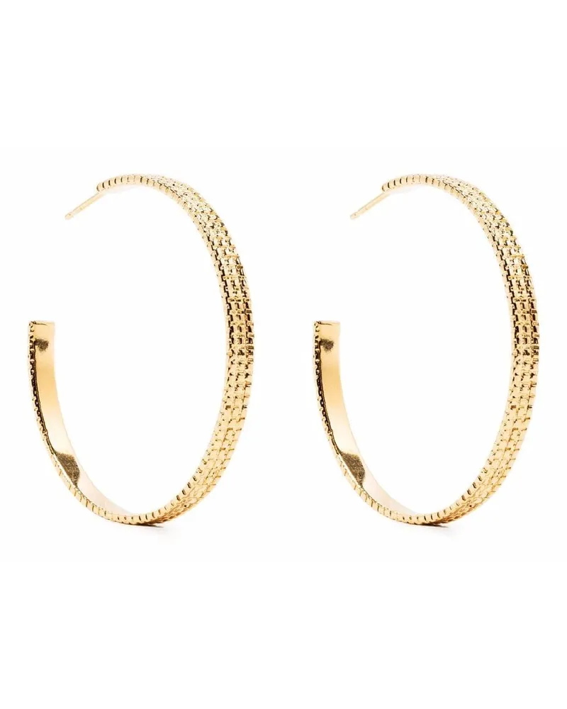 Wouters & Hendrix Creolen mit Texturen - Gold Gold