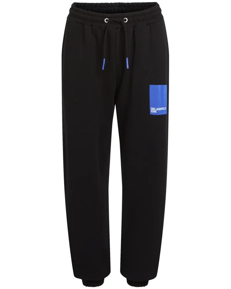 Karl Lagerfeld Jogginghose mit Logo-Print - Schwarz Schwarz
