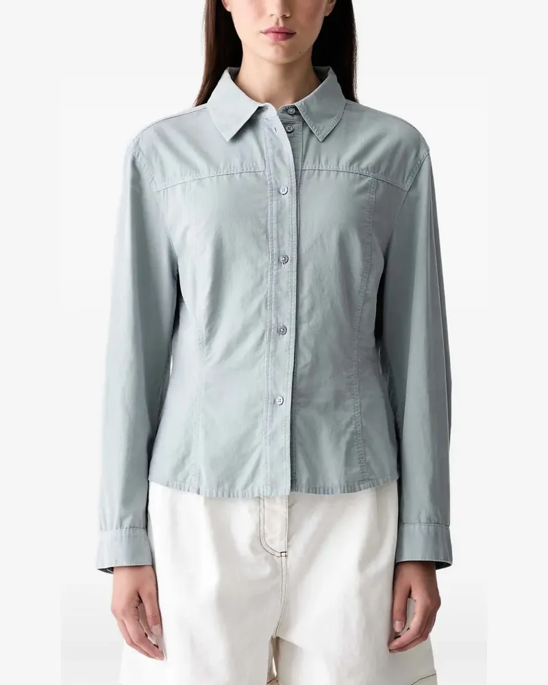 Marc O'Polo long-sleeved corduroy shirt - Blau Blau