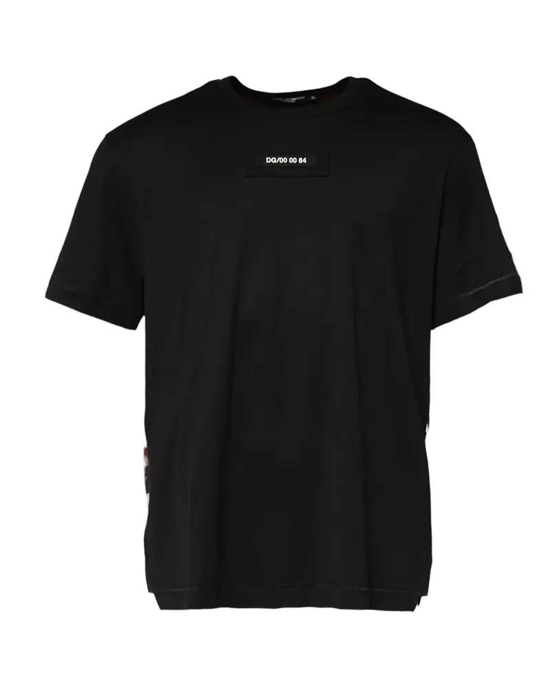 Dolce & Gabbana T-Shirt mit Camouflage-Print - Schwarz Schwarz