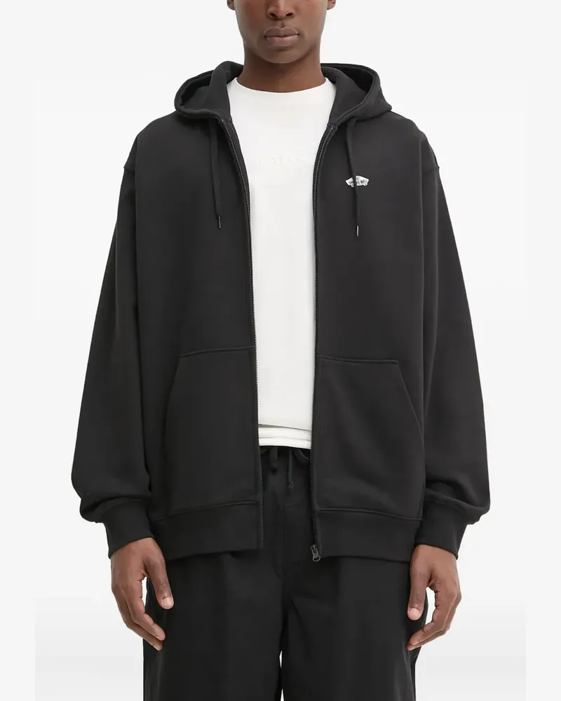 Vans Kapuzenjacke mit Logo-Print - Schwarz Schwarz