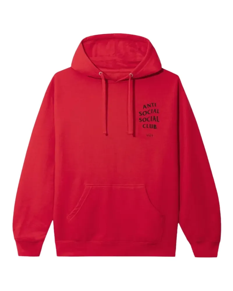 Anti Social Social Club Hoodie mit grafischem Print - Rot Rot