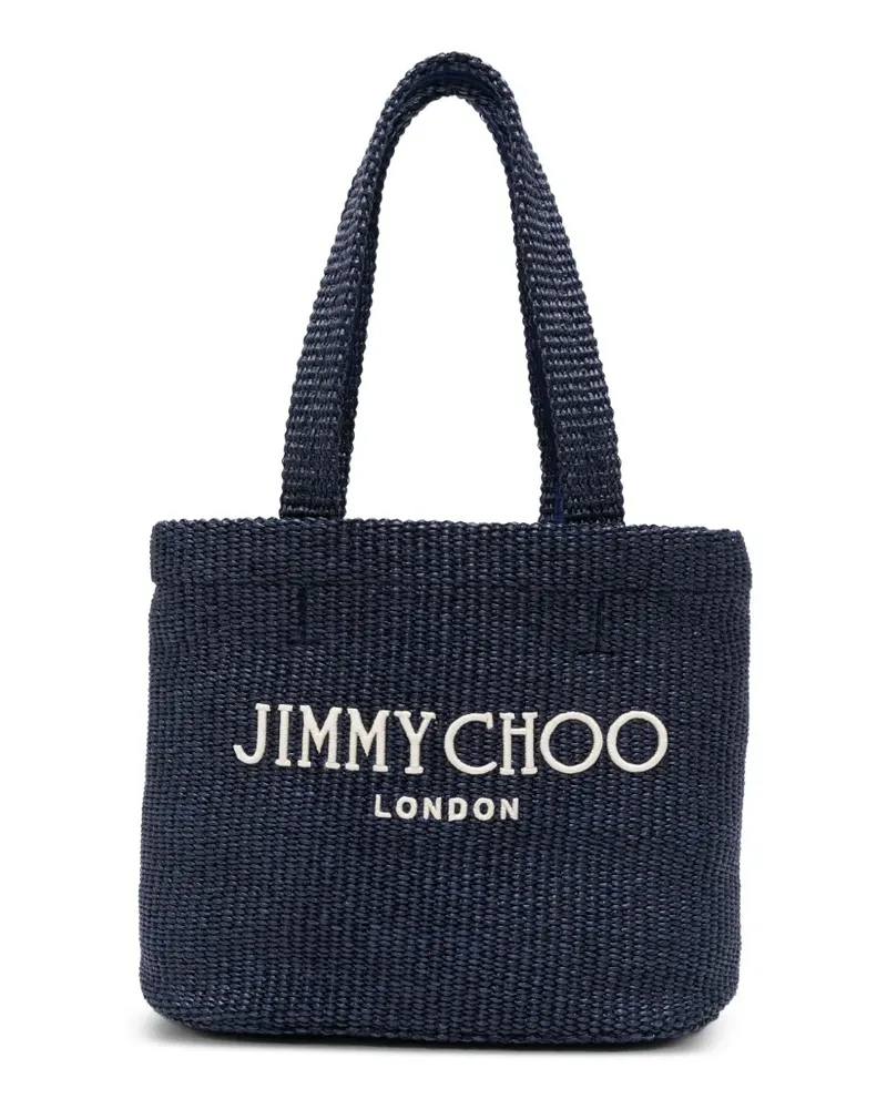 Jimmy Choo logo tote bag - Blau Blau
