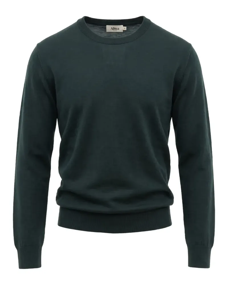 Altea Fein gestrickter Pullover - Grün Grün