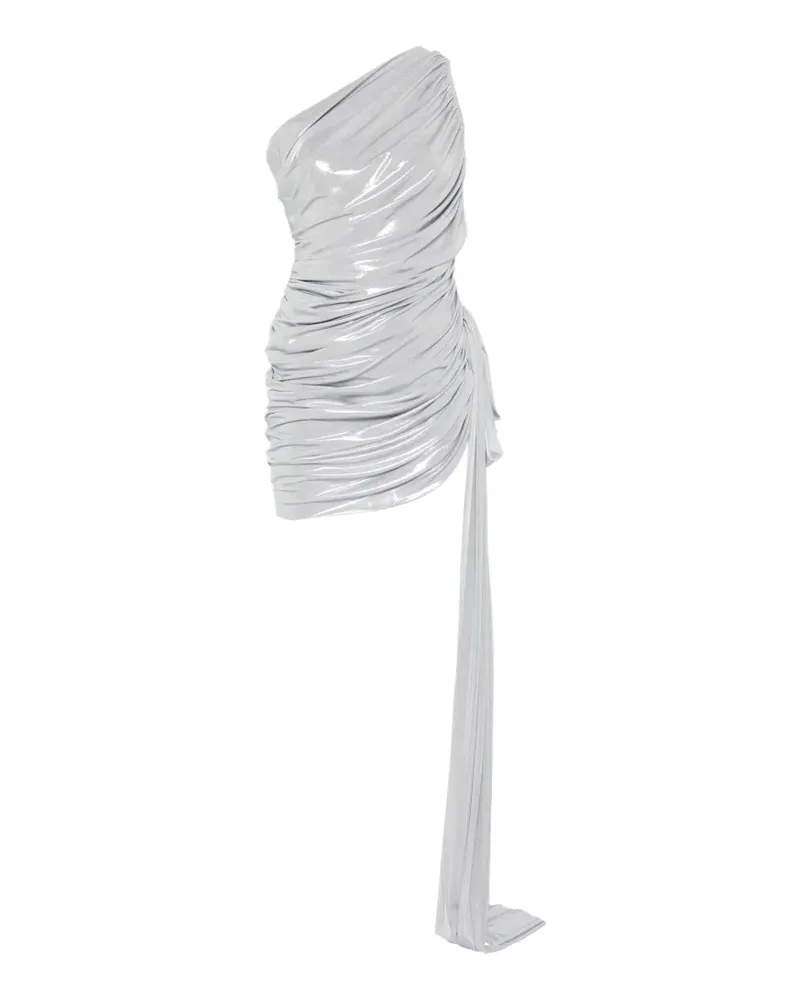 Norma Kamali Diana ruched-finish mini dress - Silber Silber