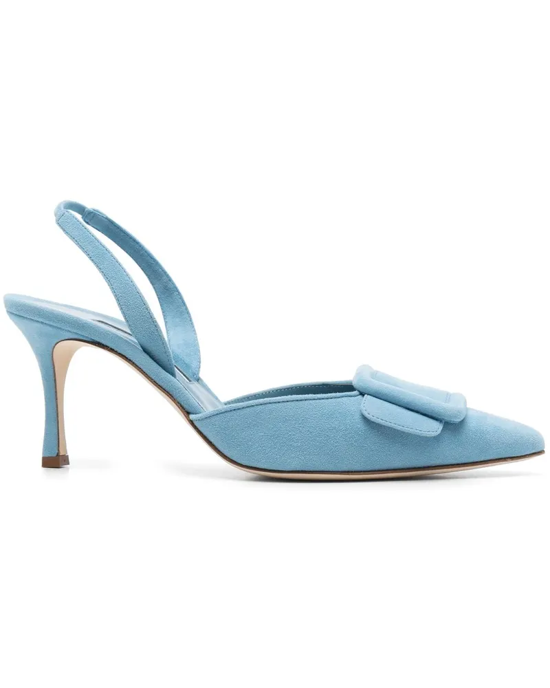Manolo Blahnik Maysli Pumps 70mm - Blau Blau