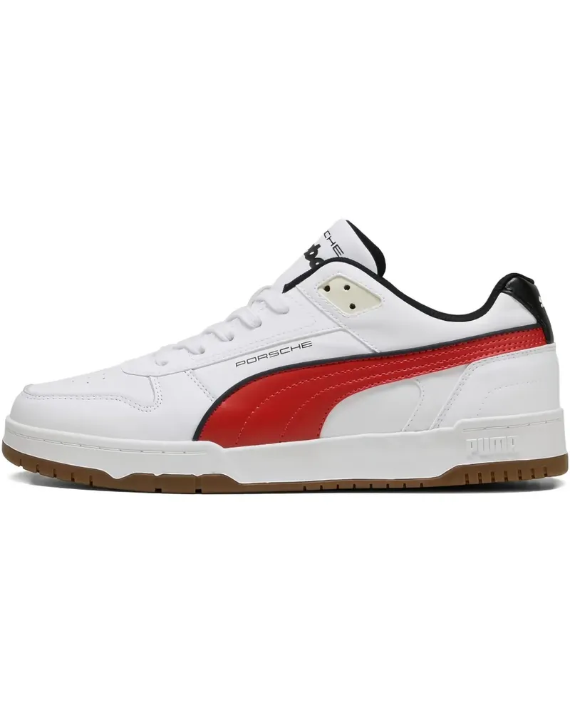 Puma x Porsche Legacy RBD "Game White/Red Fire" Sneakers - Weiß Weiß