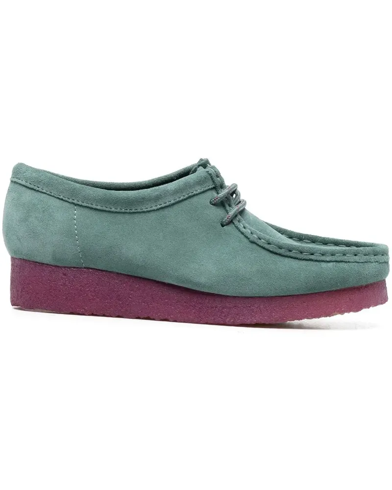 Clarks Loafer mit Schnürung - Grün Grün