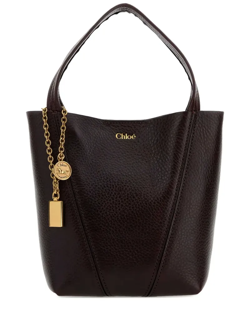 Chloé Charm Spin-Tote Bag - Braun Braun