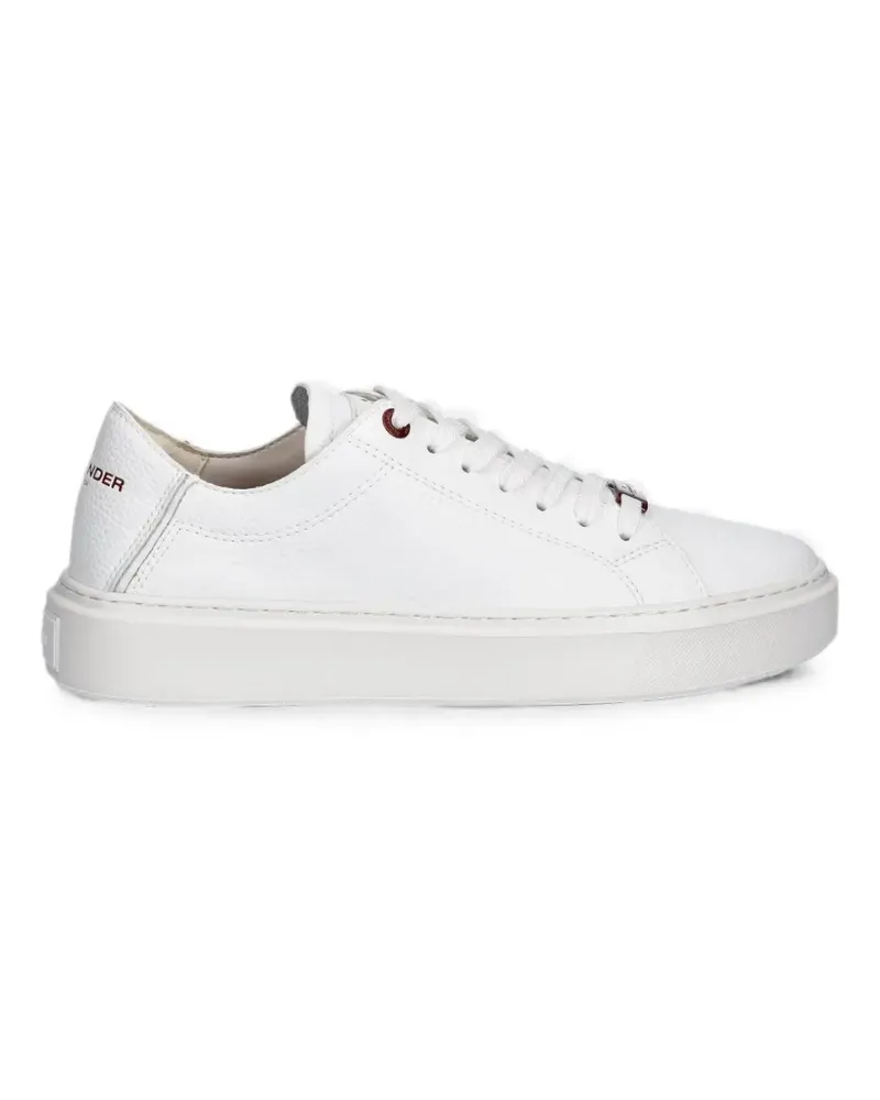 Alexander Smith London pebbled-leather sneakers - Weiß Weiß