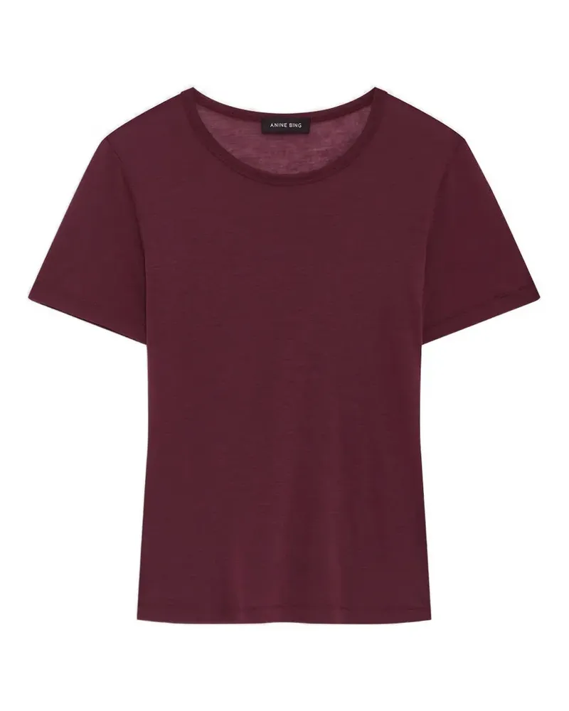 Anine Bing Sylvie T-Shirt - feige - Rot Rot