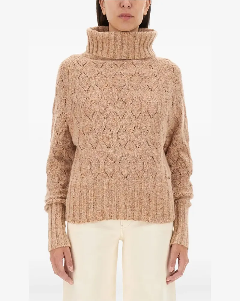 Kiton turtleneck sweater - Nude Nude