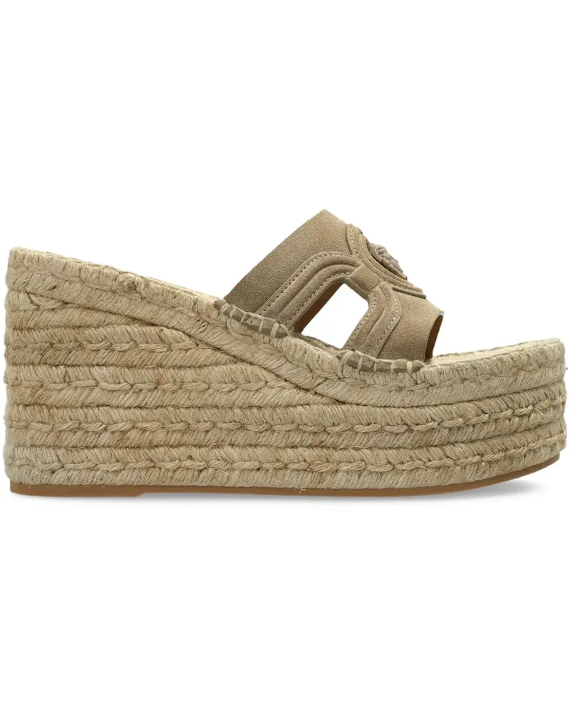 Versace Medusa Espadrille-Sandalen 115mm - Nude Nude