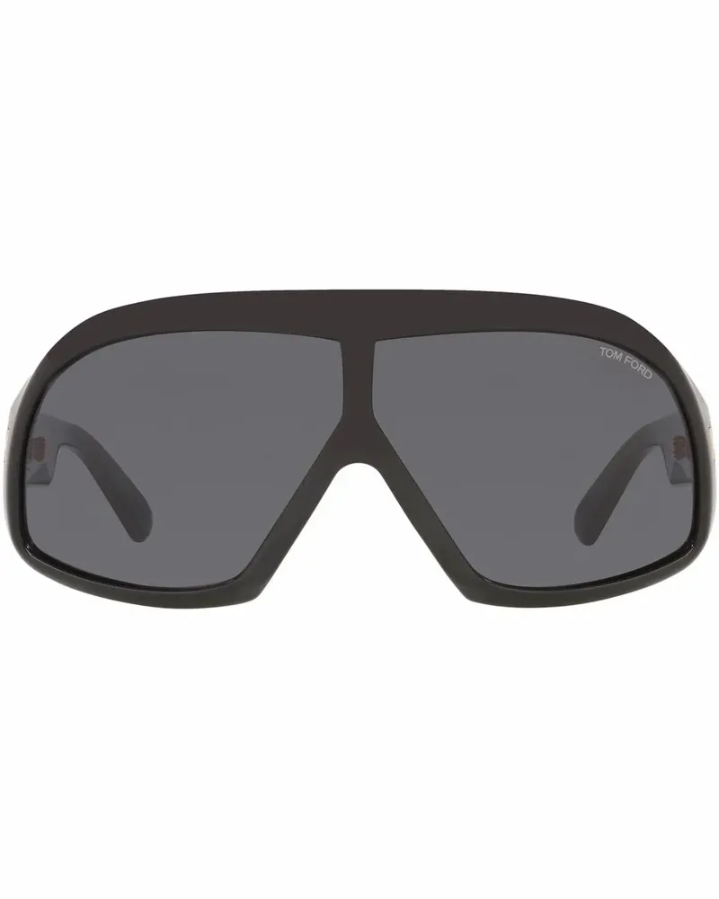 Tom Ford Cassius Oversized-Pilotenbrille - Schwarz Schwarz