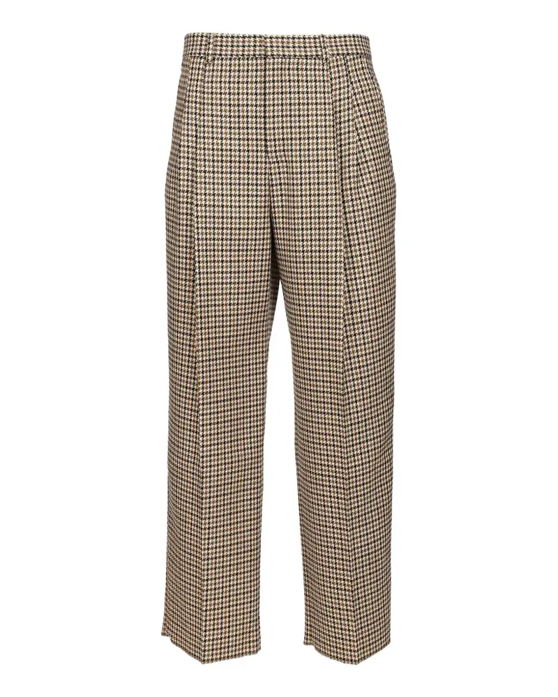 Emporio Armani Bundfaltenhose mit Schottenkaro - Nude Nude