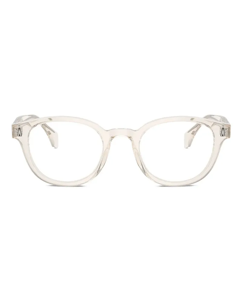 Moncler round-frame glasses - Nude Nude