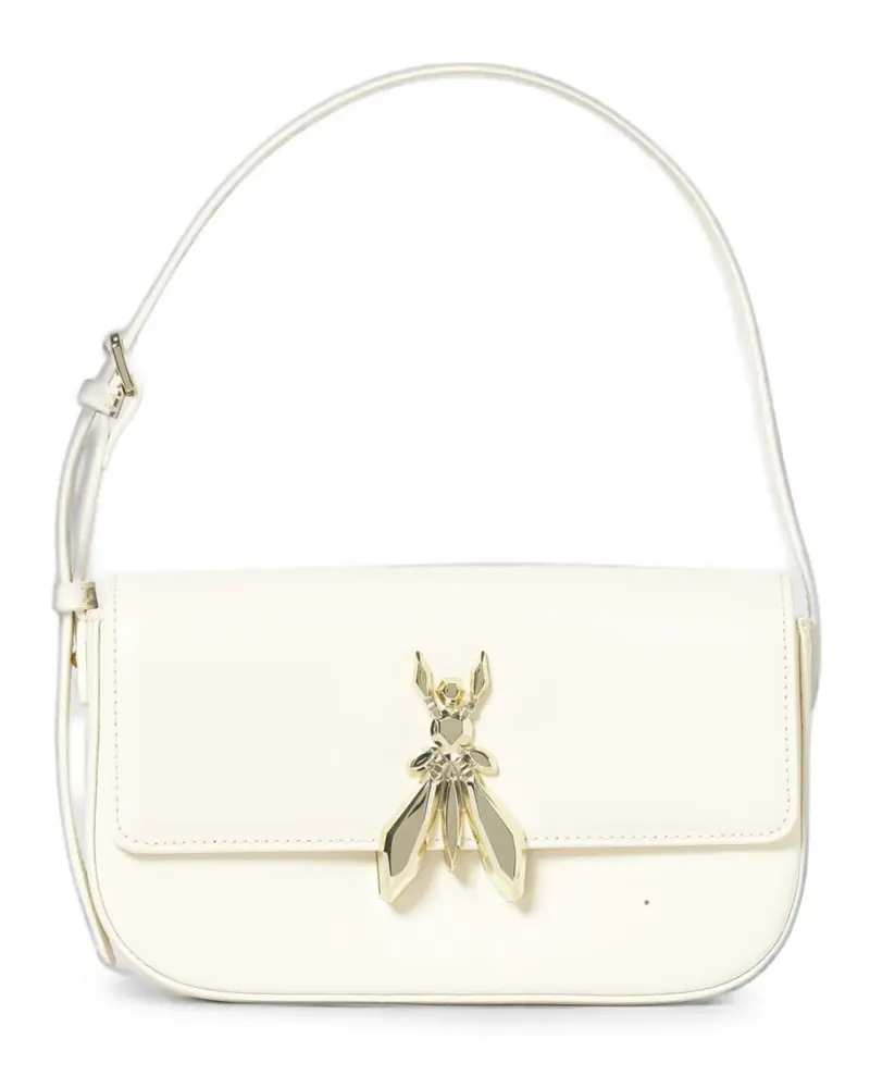 Patrizia Pepe Fly leather shoulder bag - Nude Nude