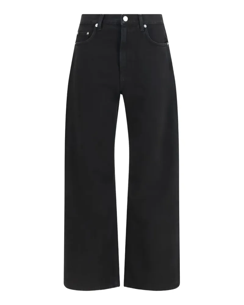 Haikure Winny Wide-Leg-Jeans - Schwarz Schwarz