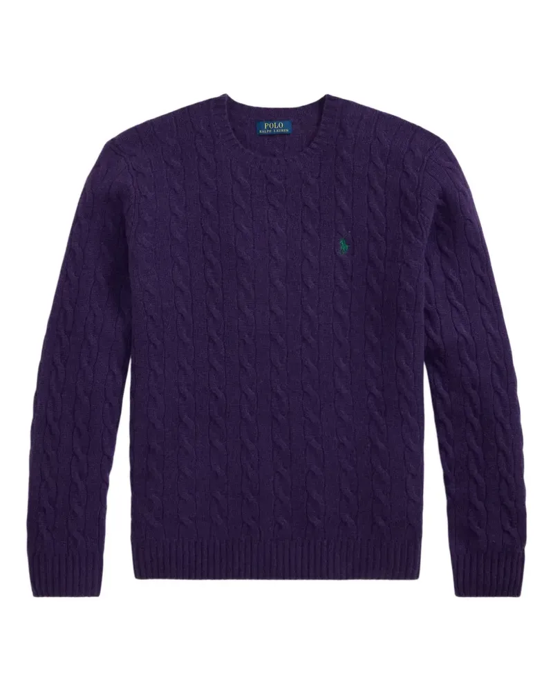 Ralph Lauren Pullover mit Zopfmuster - Violett Violett
