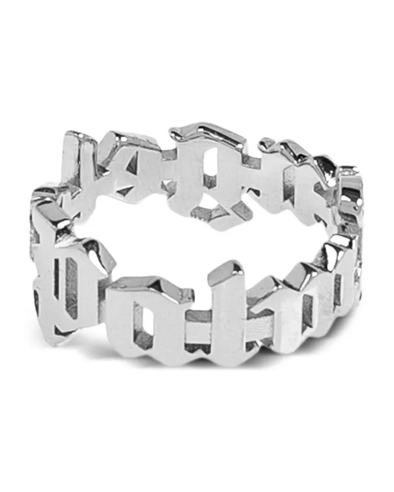 Palm Angels Ring mit Buchstabe - Silber Silber