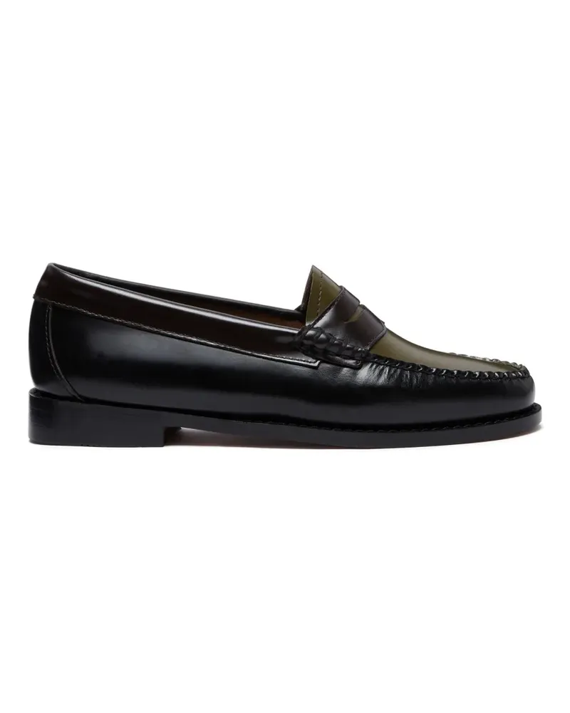 G.H. Bass & Co. Dreifarbige Penny-Loafer - Schwarz Schwarz
