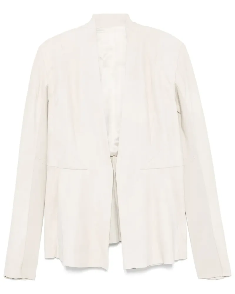 Rick Owens Klassische Lederjacke - Nude Nude