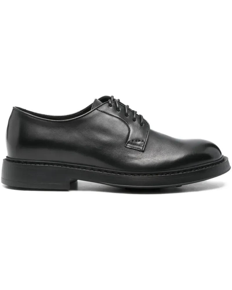 Doucal´s leather derby shoes - Schwarz Schwarz