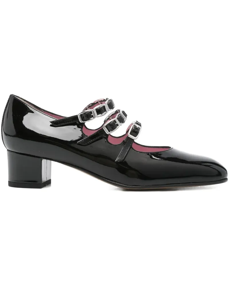 Carel Kina Pumps aus Lackleder 35mm - Schwarz Schwarz