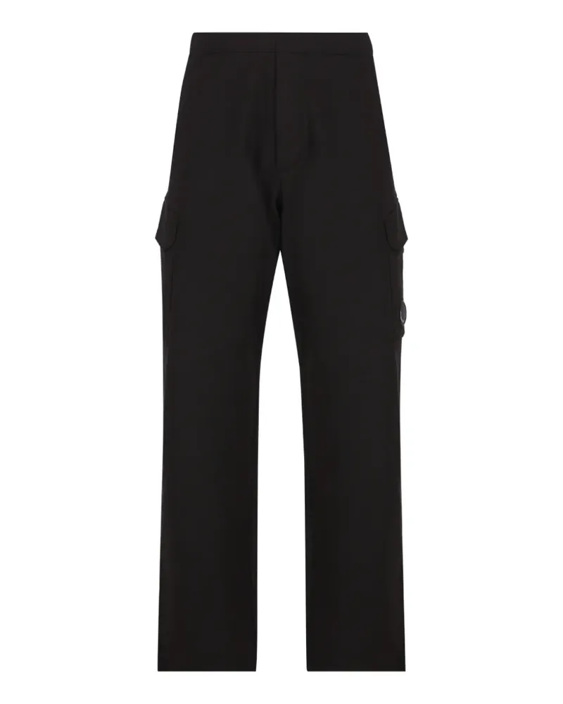 C.P. Company Cargohose mit Linsen-Detail - Schwarz Schwarz