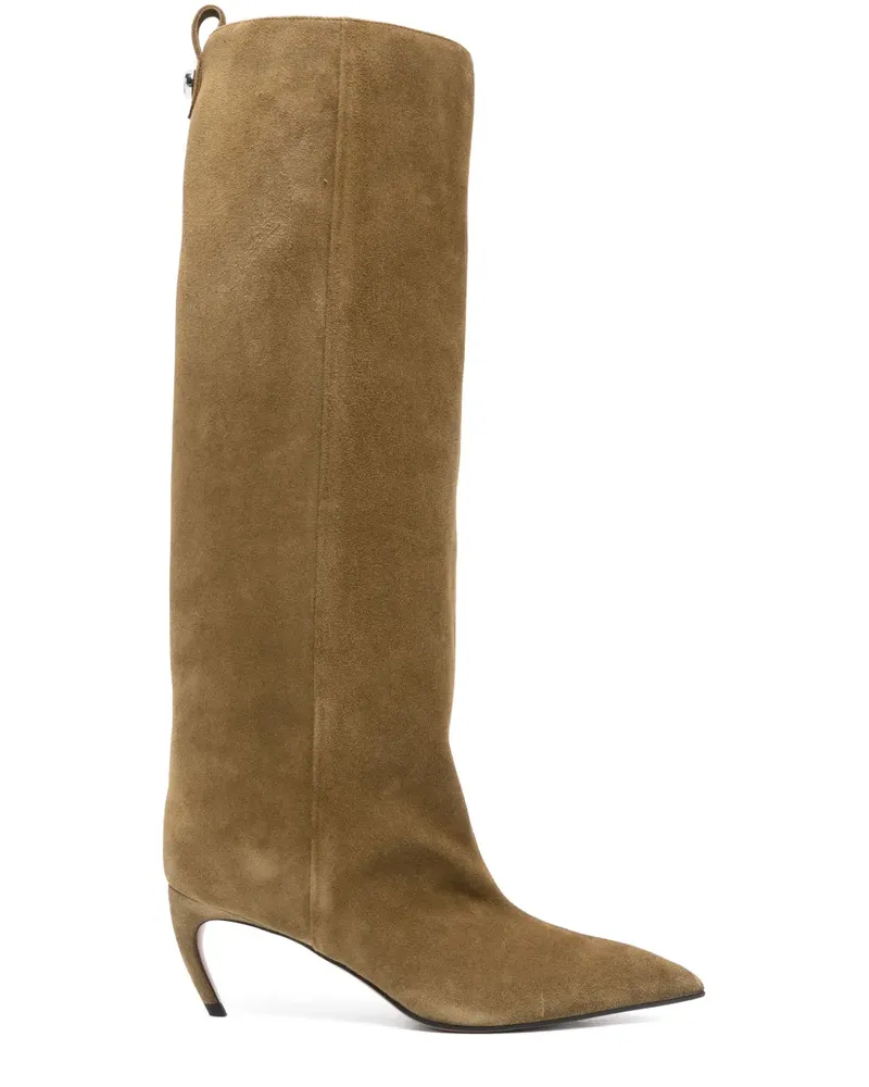 ATTICO Lea Stiefel 70mm - Grün Grün