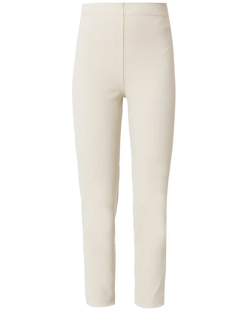 Gloria Coelho Schmale Hose mit hohem Bund - Nude Nude