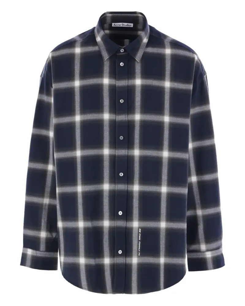 Acne Studios Kariertes Hemd - Blau Blau