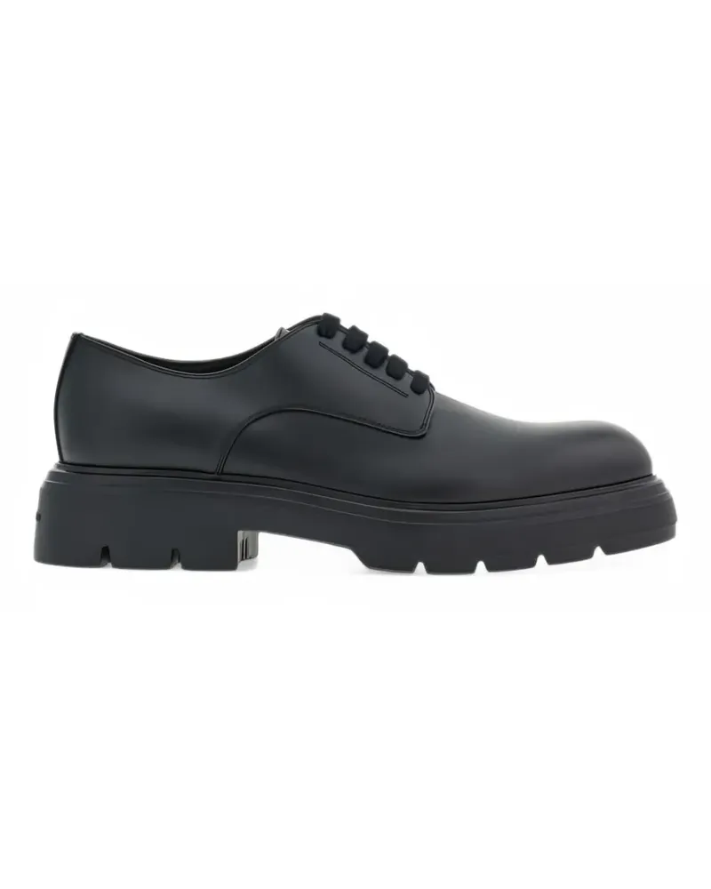 Ferragamo round-toe Derby shoes - Schwarz Schwarz