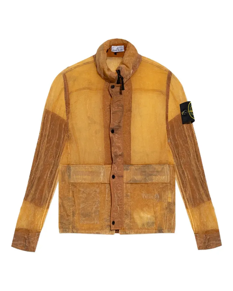 Stone Island button flap pocket jacket - Orange Orange