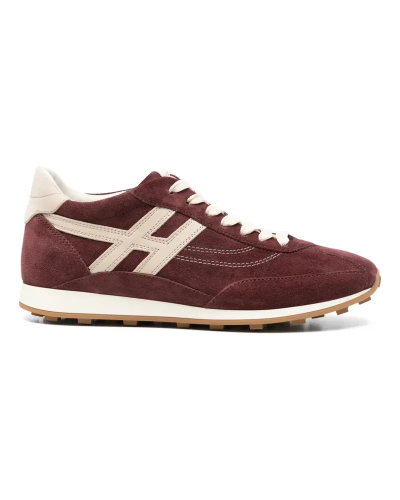Hogan H699 logo-patch sneakers - Rot Rot