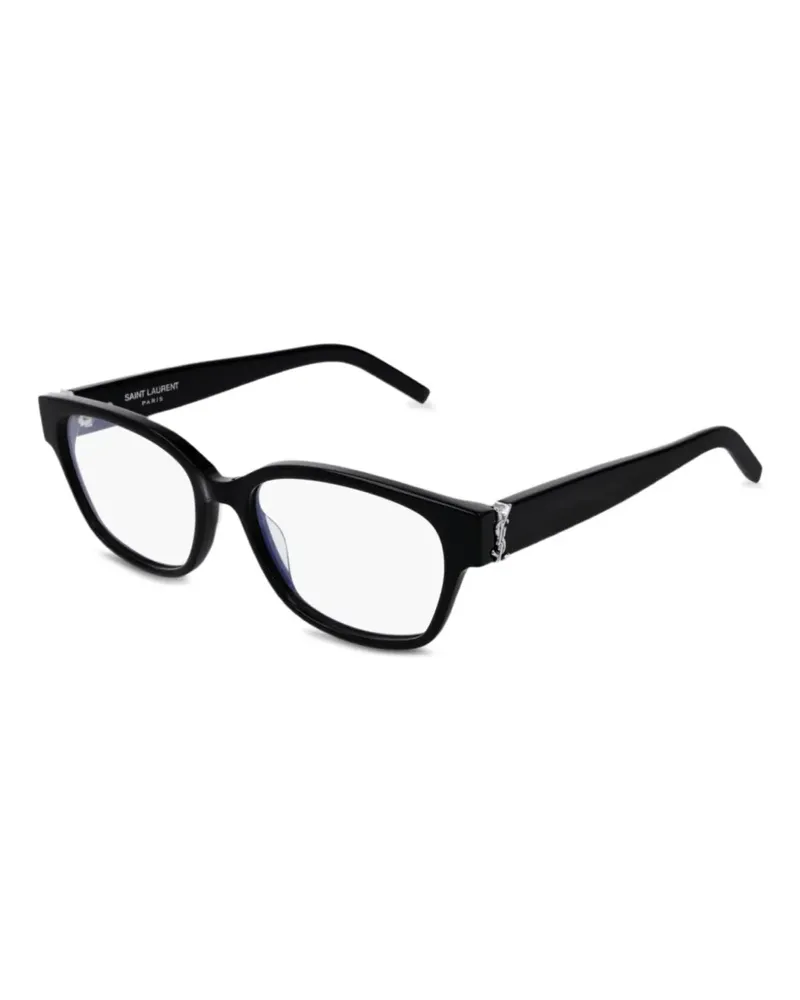 Saint Laurent Brille mit YSL-Schild - Schwarz Schwarz