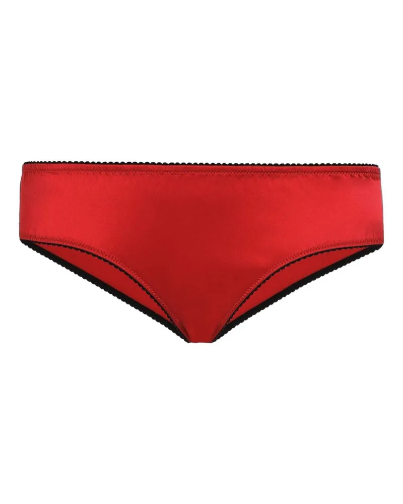 Dolce & Gabbana Slip aus Satin - Rot Rot