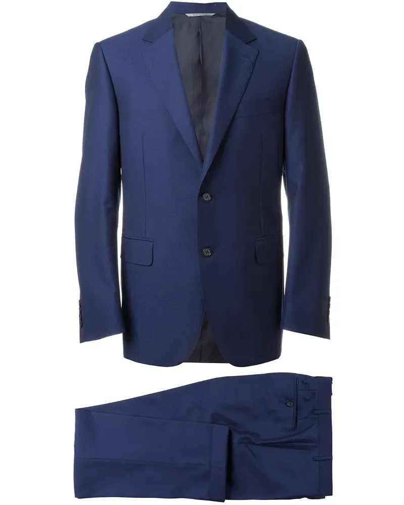 Canali Zweiteiliger Anzug - Blau Blau