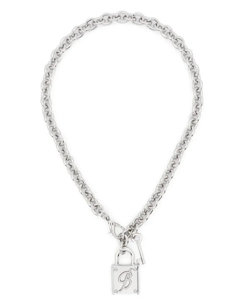 Blumarine Halskette mit poliertem Finish - Silber Silber