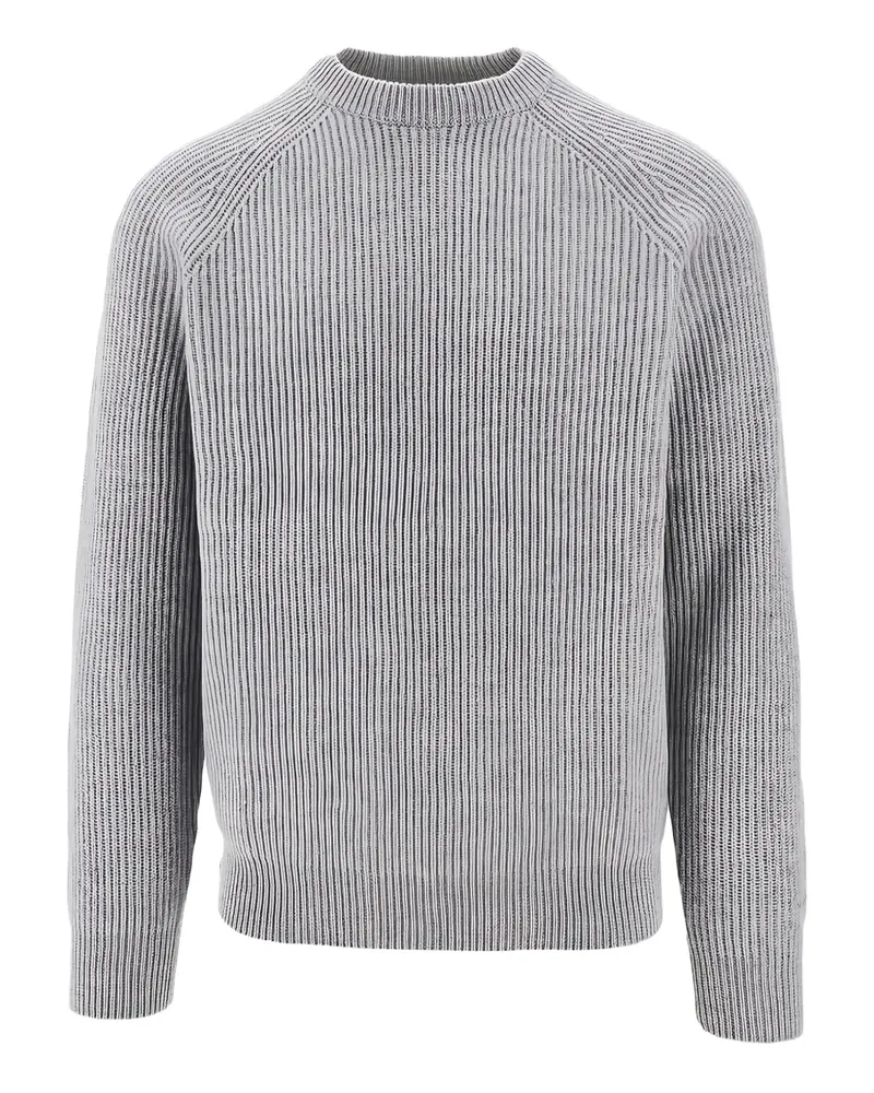 MC2 Saint Barth Gerippter Strickpullover - Grau Grau