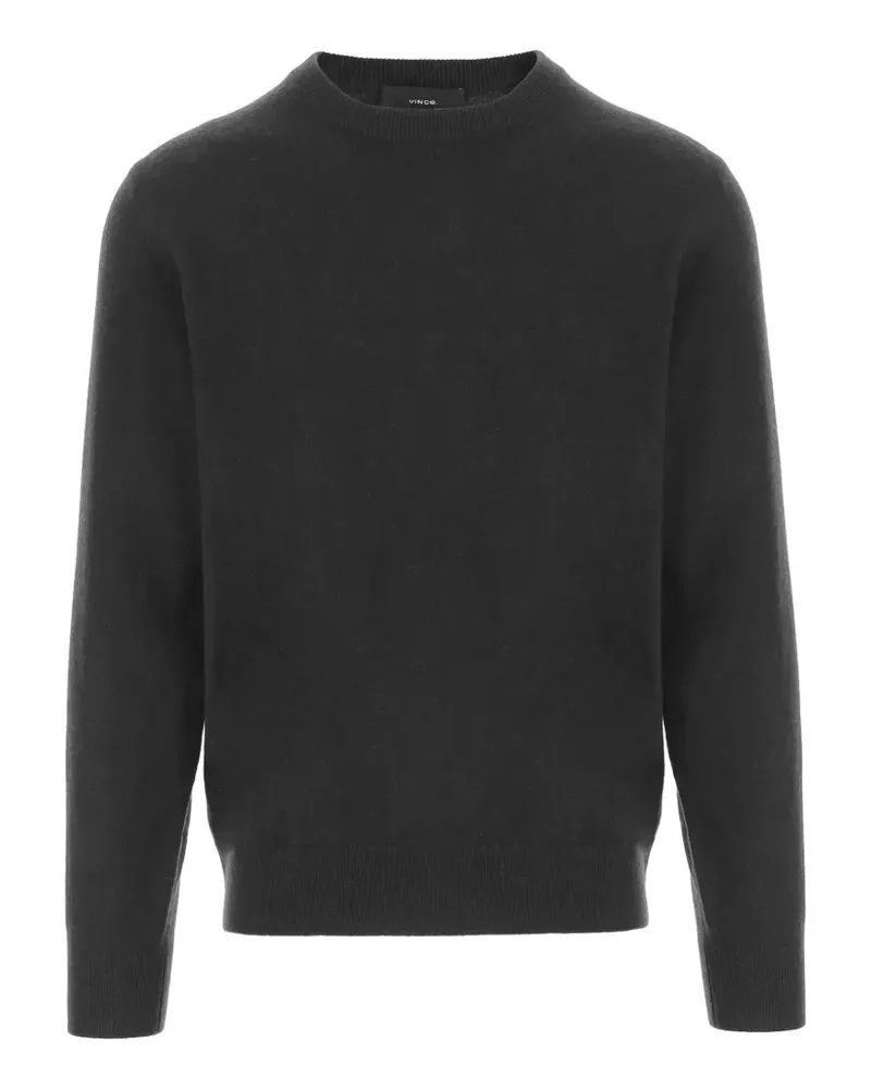 Vince Kaschmirpullover mit Rundhalsausschnitt - Schwarz Schwarz