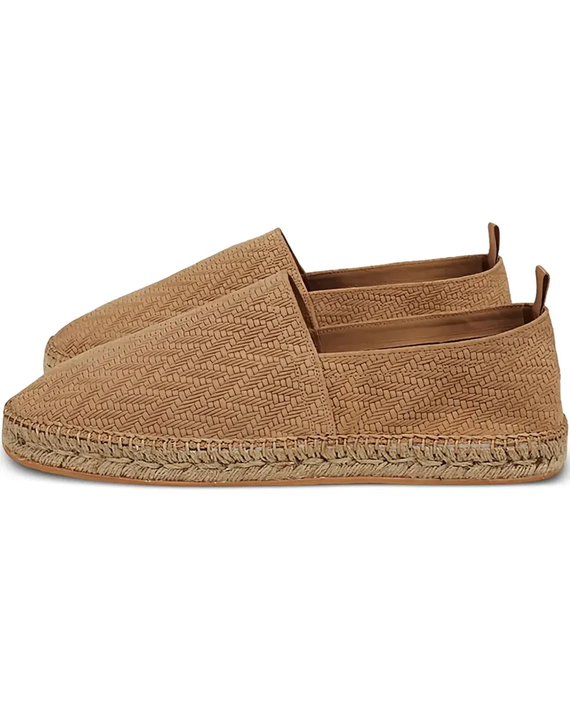 Eleventy Espadrilles mit Webmuster - Braun Braun