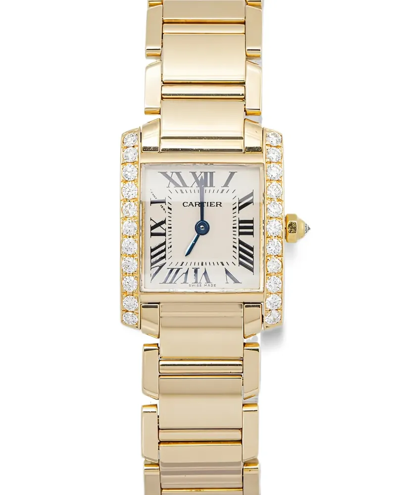 Cartier Tank Française Armbanduhr 20mm - Nude Nude