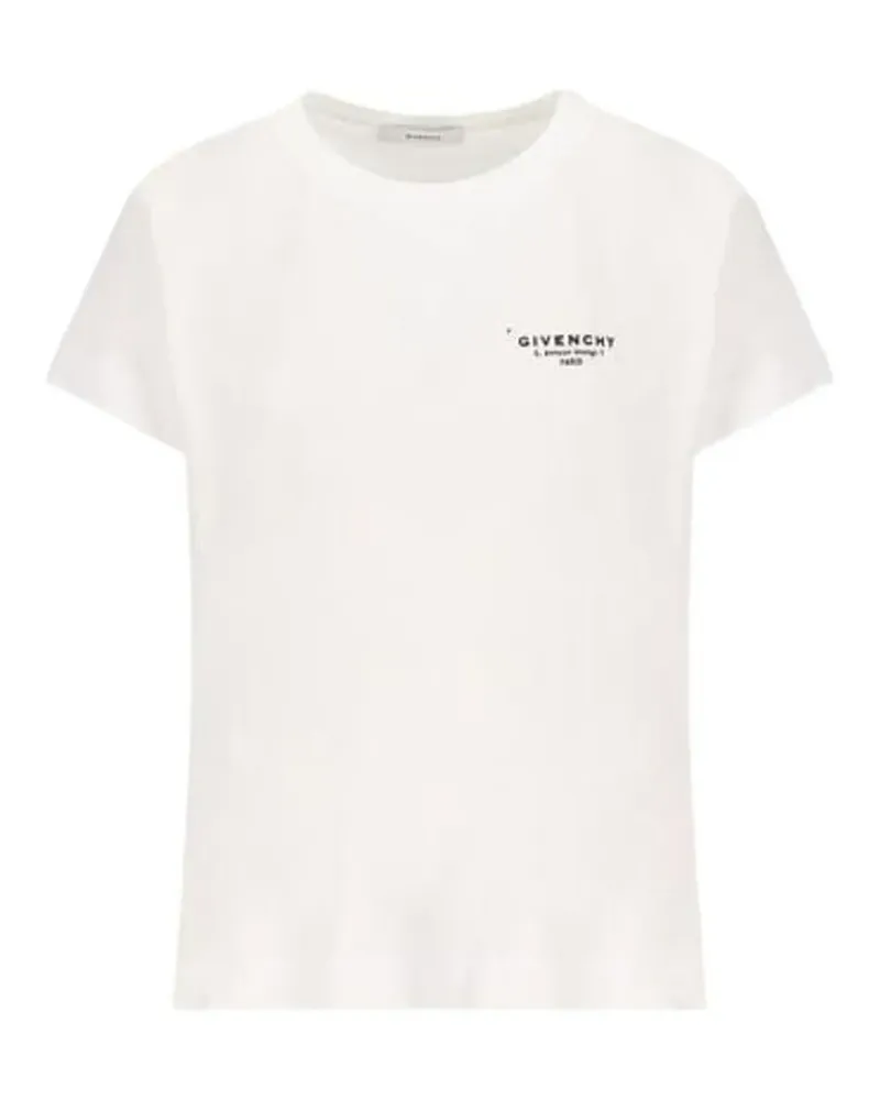 Givenchy Stamp-print cotton T-shirt - Weiß Weiß