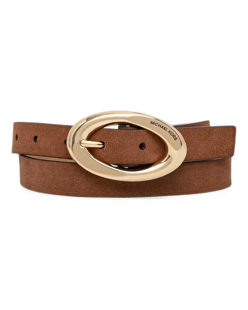 Michael Kors Gürtel mit ovaler Schnalle - Braun Braun