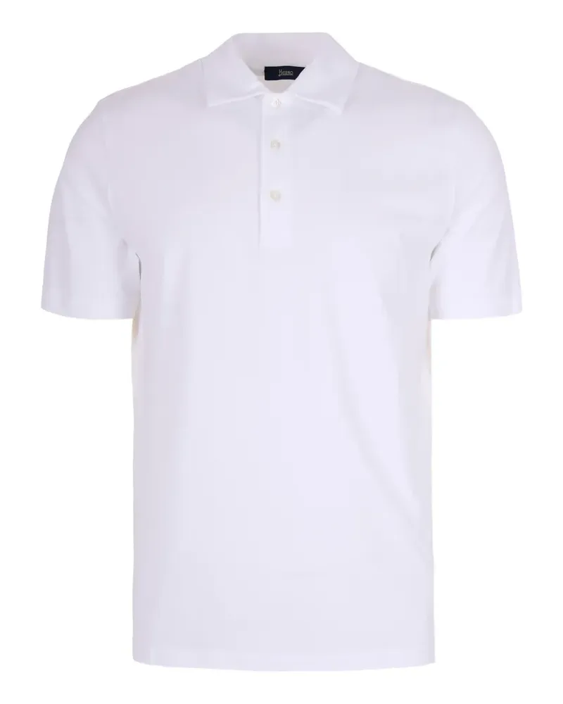 Herno Poloshirt mit kurzen Ärmeln - Weiß Weiß